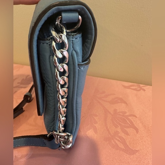 Michael Kors blue leather crossbody chain bag - Picture 3 of 13